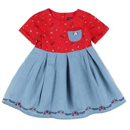 SERGENT MAJOR - Robe bleu, rouge - 18 Mois