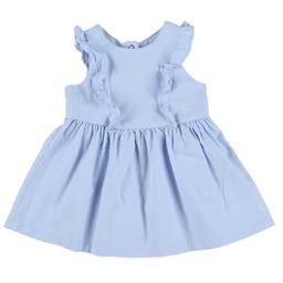 PETIT BATEAU - Robe bleu - 6 Mois