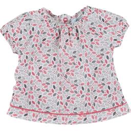 OBAÏBI - Blouse blanc, gris, rose - 3 Mois