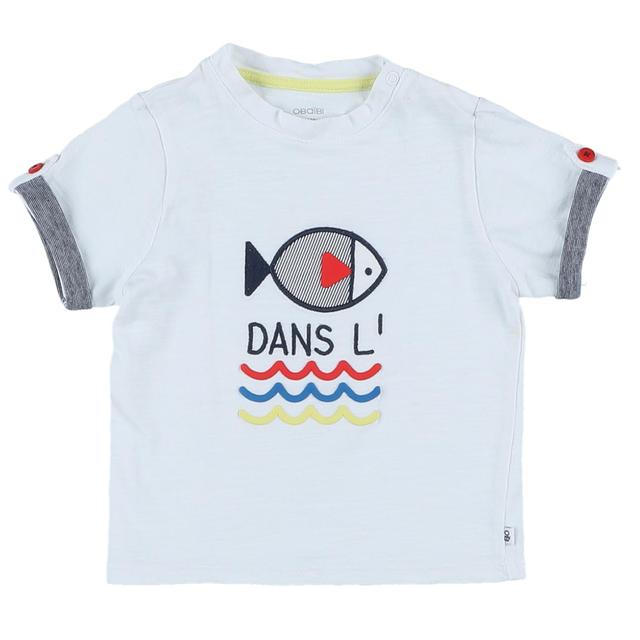 OBAÏBI - T-shirt multicolore - 12 Mois