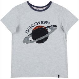 OKAÏDI - T-Shirt gris, bleu - 10 Ans