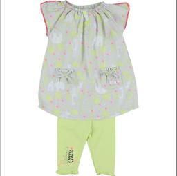 LA COMPAGNIE DES PETITS - Robe + leggings multicolore - 3 Mois