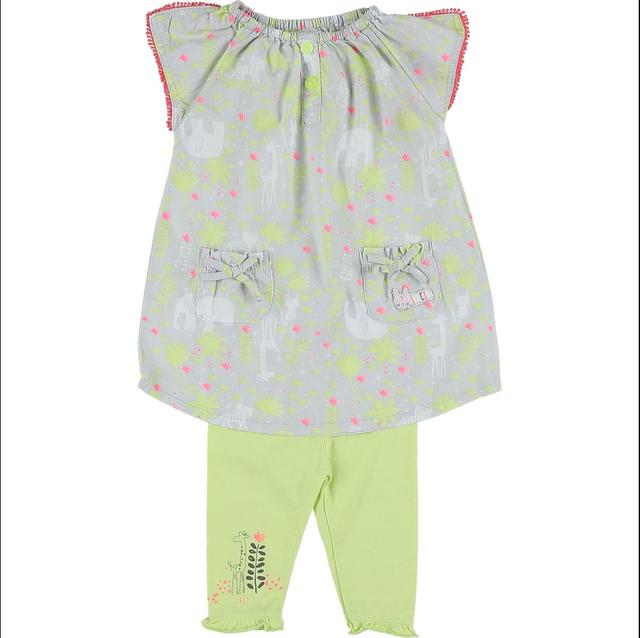 LA COMPAGNIE DES PETITS - Robe + leggings multicolore - 3 Mois