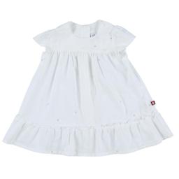 PETIT BATEAU - Robe blanc cassé - 12 Mois