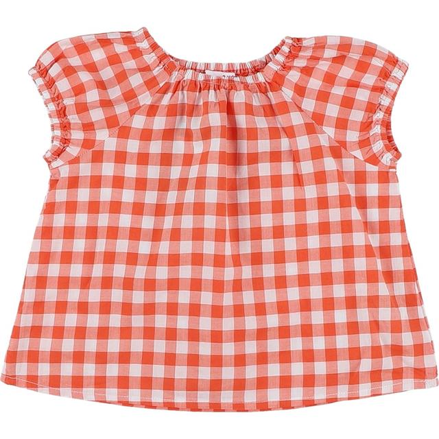 DPAM - Blouse orange, blanc - 9 Mois