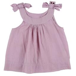 OKAÏDI - Blouse mauve, blanc - 8 Ans