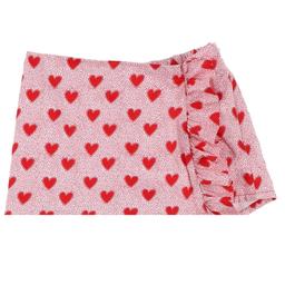 AGATHA RUIZ DE LA PRADA - Jupe/short rouge, blanc - 6 Ans