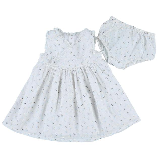 BOUT'CHOU - Robe + bloomer multicolore - 6 Mois