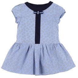 JACADI - Robe bleu, blanc - 18 Mois