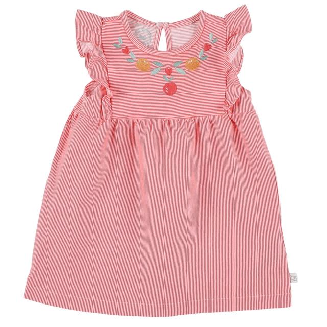 LA COMPAGNIE DES PETITS - Robe rose, blanc - 6 Mois