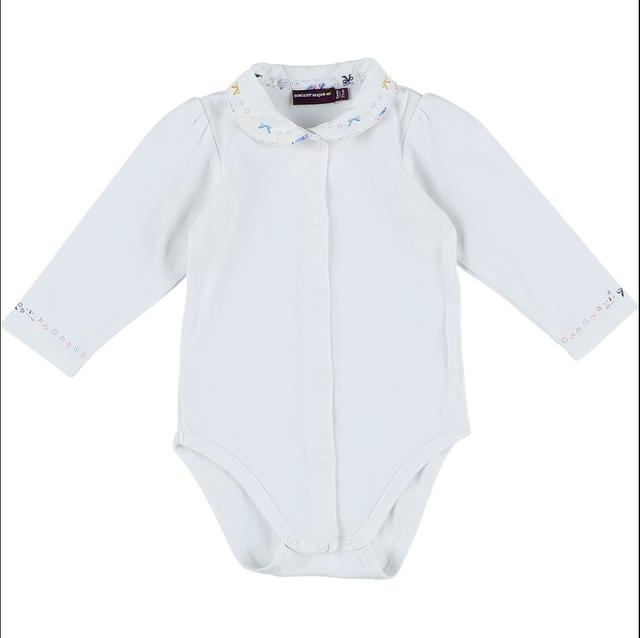 SERGENT MAJOR - Polo/body blanc - 9 Mois