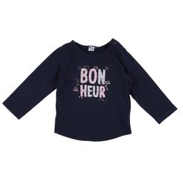 3 POMMES - T-shirt bleu, rose - 9 Mois