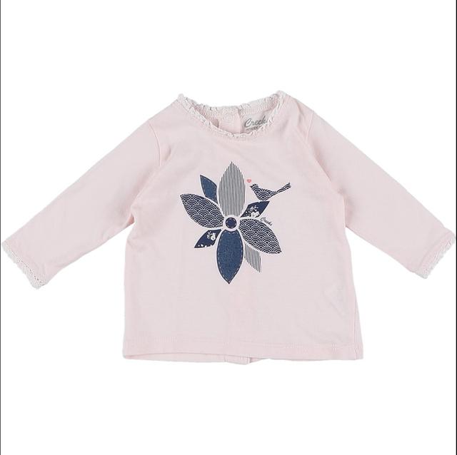 CREEKS - T-shirt rose, bleu - 3 Mois