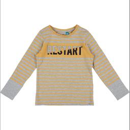 OKAÏDI - T-shirt gris, moutarde - 6 Ans