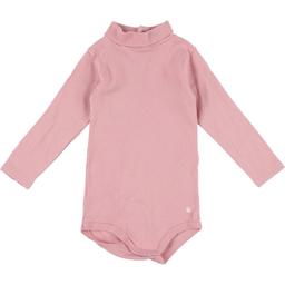 PETIT BATEAU - T-shirt body rose - 12 Mois