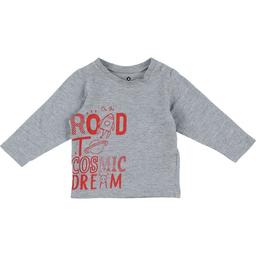 Z - T-shirt gris, rouge - 6 Mois