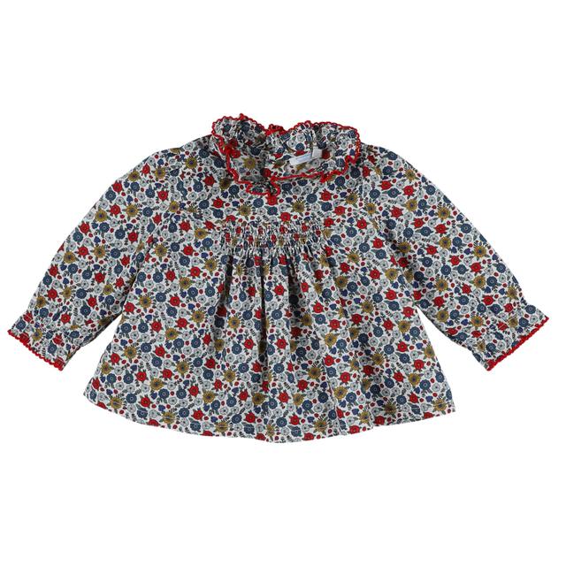 BOUT'CHOU - Blouse multicolore - 6 Mois