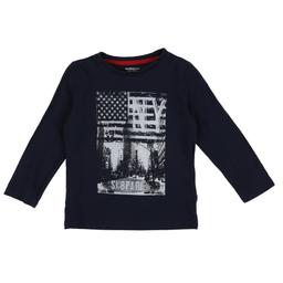 VERTBAUDET - T-shirt bleu, blanc - 4 Ans