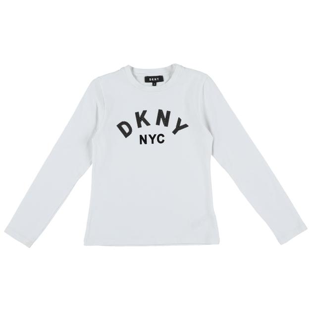 DKNY - T-shirt blanc, noir - 8 Ans