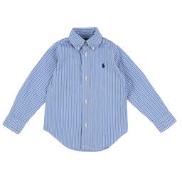 RALPH LAUREN - Chemise bleu, blanc - 3 Ans