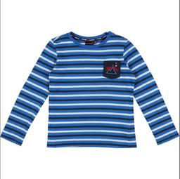 SERGENT MAJOR - T-Shirt bleu, blanc - 6 Ans