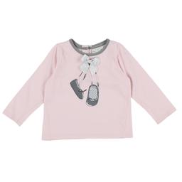 MES PETITS CAILLOUX - T-shirt rose, gris - 12 Mois