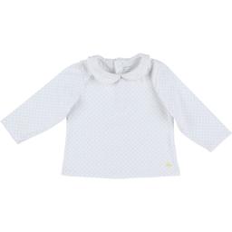 OBAÏBI - T-Shirt blanc, argent - 12 Mois