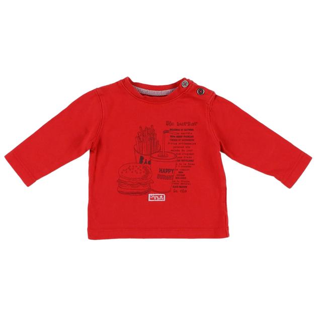 LA COMPAGNIE DES PETITS - T-shirt rouge - 6 Mois