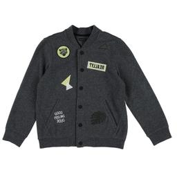 IKKS - Sweat teddy gris - 8 Ans