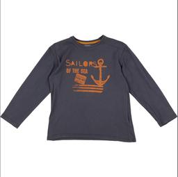 VERTBAUDET - T-shirt gris, orange - 12 Ans