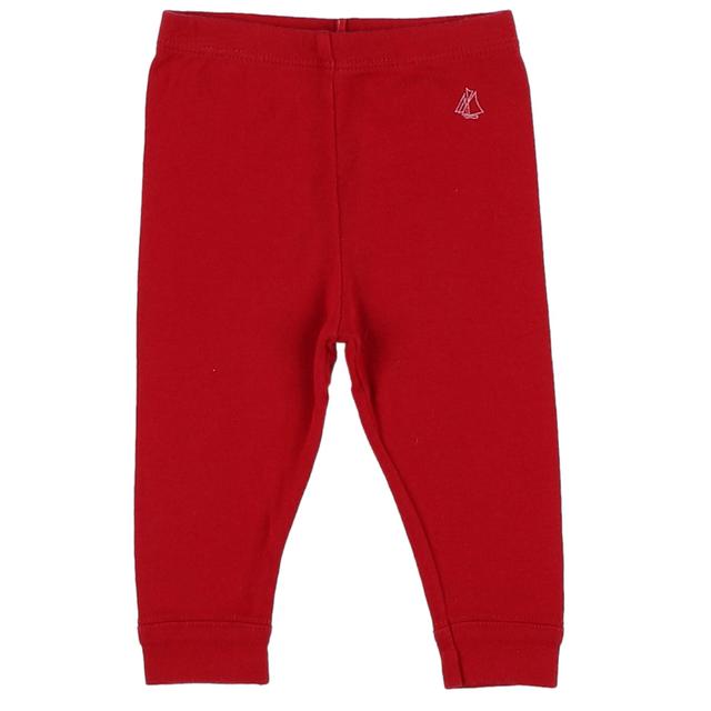 PETIT BATEAU , 6 Mois leggings rouge