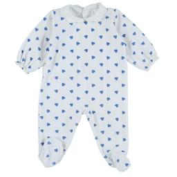 PETIT BATEAU - Pyjama bleu, blanc - 6 Mois