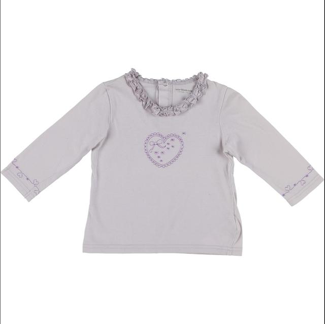 VERTBAUDET - T-Shirt mauve - 12 Mois