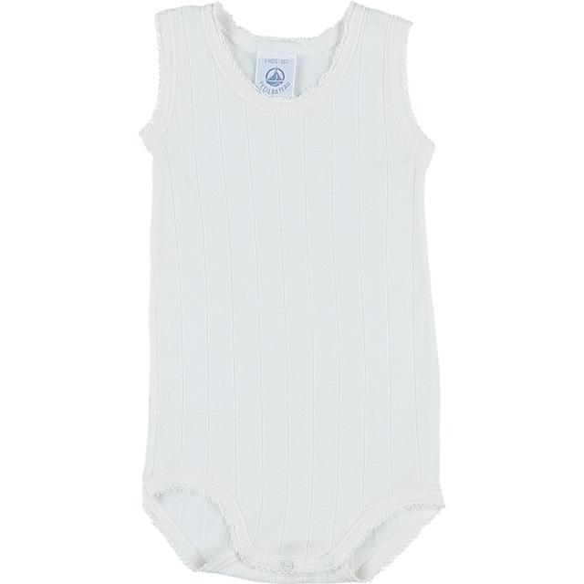 PETIT BATEAU - Body blanc - 6 Mois