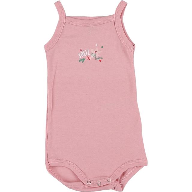 PETIT BATEAU - Body rose - 6 Mois