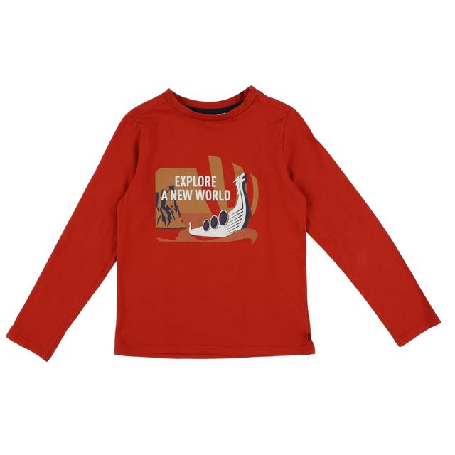 OKAÏDI - T-shirt rouille - 8 Ans