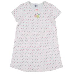 PETIT BATEAU - Chemise de nuit rose, blanc - 8 Ans