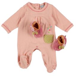 MOULIN ROTY - Pyjama +chaussons multicolore - 1 Mois