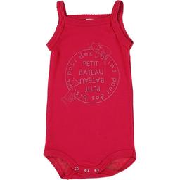 PETIT BATEAU - Body rose - 3 Mois