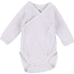 PETIT BATEAU - Body rose, blanc - 1 Mois