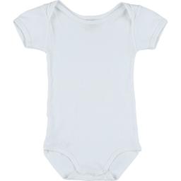 PETIT BATEAU - Body blanc - 6 Mois