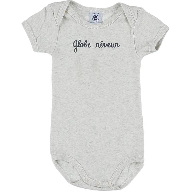 PETIT BATEAU - Body gris - 12 Mois