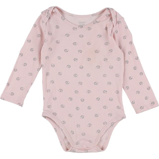 OBAÏBI - Body rose, gris - 24 Mois