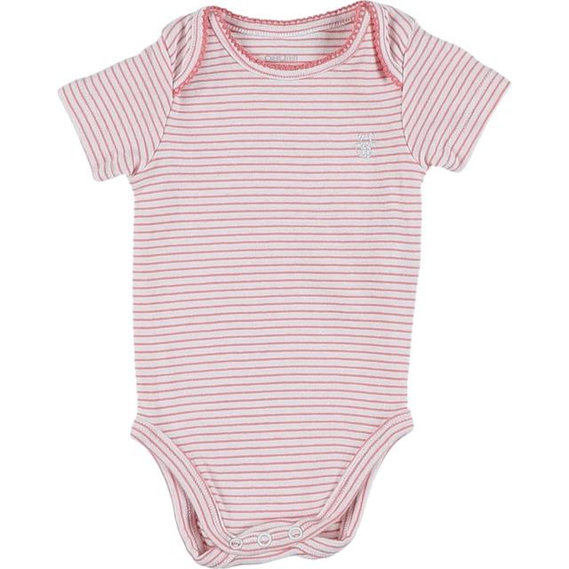 OBAÏBI - Body rose, blanc - 3 Mois