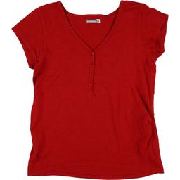 VERTBAUDET - T-shirt encolure tunisienne rouge - 38/40