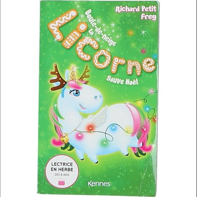 KENNES - Boule de neige la licorne sauve Noël