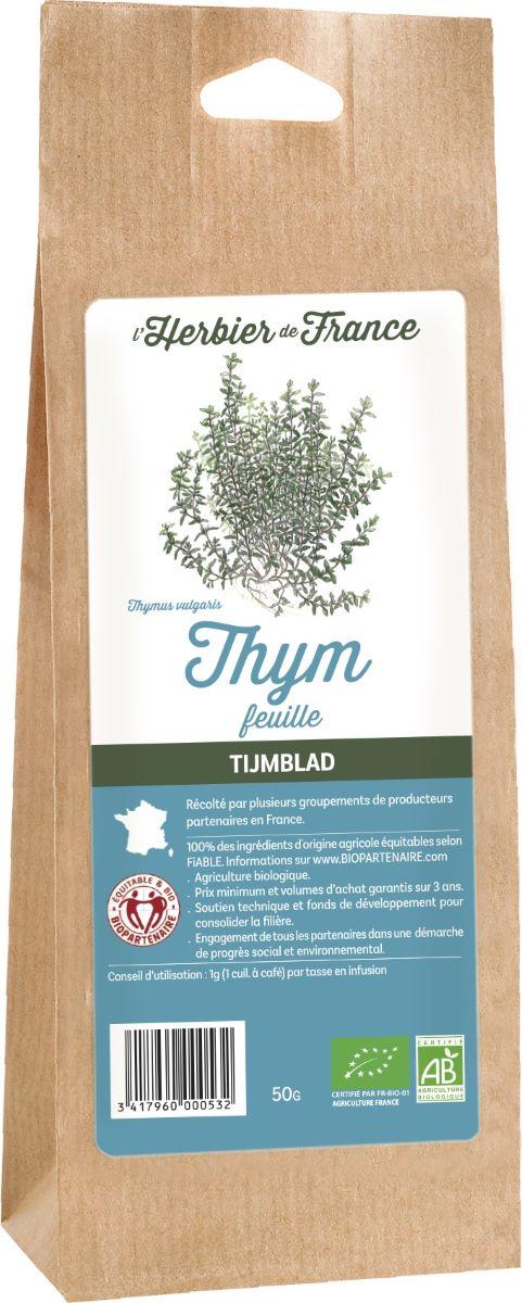 Feuilles de thym bio 50g