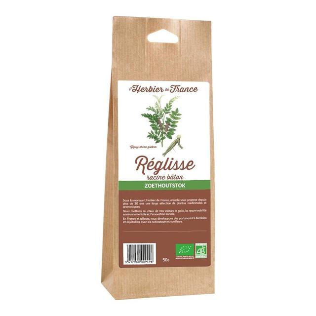 Réglisse racine en bâtons 50g bio