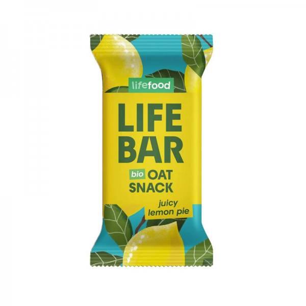 Barre Lifebar snack d'avoine citron 40g