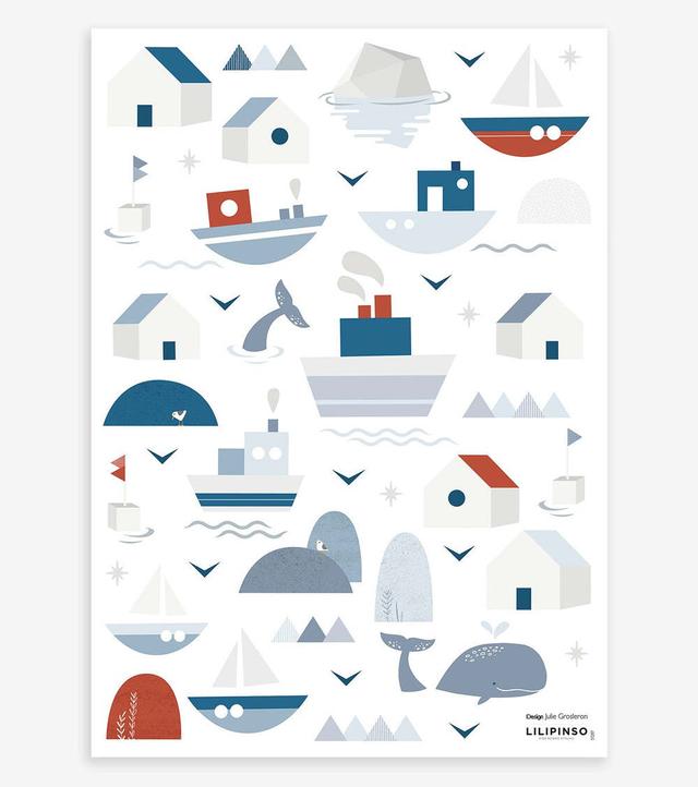 WILD ISLAND - Stickers muraux - Bateaux